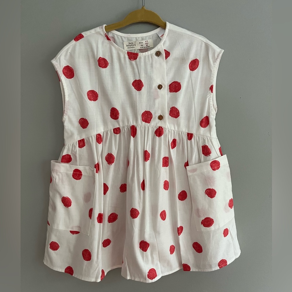Zara button shirt top